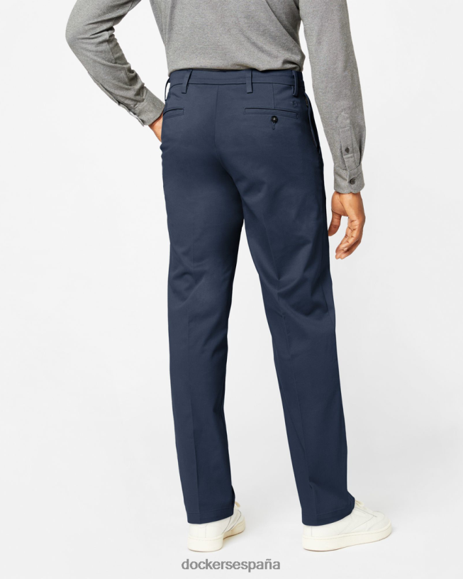 pantalones caqui de trabajo, corte clásico hombres Dockers Azul marino ropa 8F040657