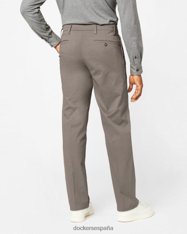 pantalones caqui de trabajo, corte clásico hombres Dockers guijarro oscuro - marrón ropa 8F040655