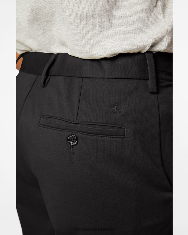 pantalones caqui fáciles, ajuste clásico hombres Dockers negro ropa 8F040683