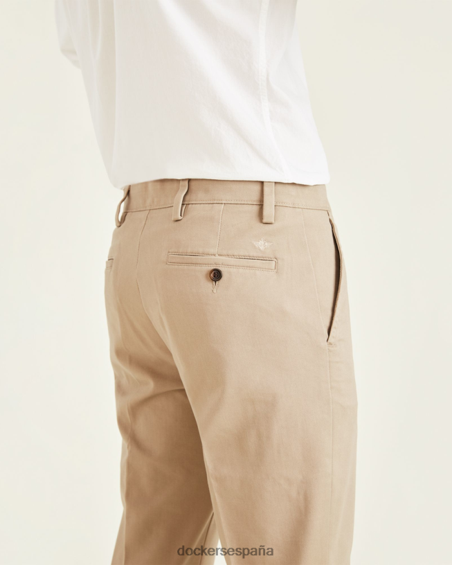 pantalones caqui fáciles, corte ajustado hombres Dockers caqui ropa 8F040686