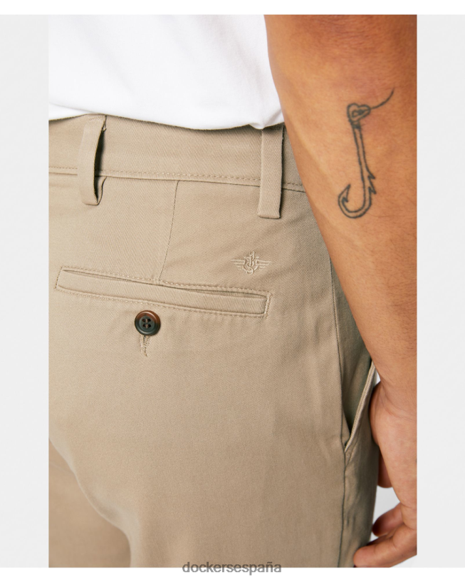 pantalones caqui fáciles, corte recto hombres Dockers caqui ropa 8F0406107
