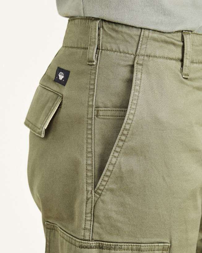 pantalones cargo, ajuste relajado hombres Dockers camuflaje - verde ropa 8F0406756