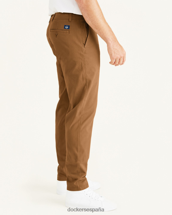 pantalones chinos definitivos, ajuste atlético (grandes y altos) hombres Dockers jengibre oscuro - marrón ropa 8F0406467