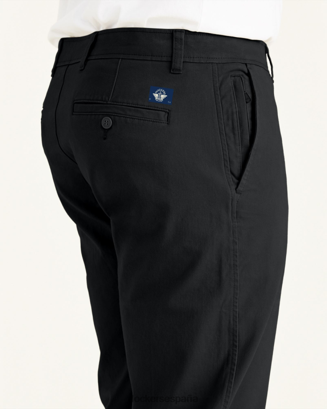 pantalones chinos definitivos, ajuste atlético (grandes y altos) hombres Dockers negro ropa 8F0406468