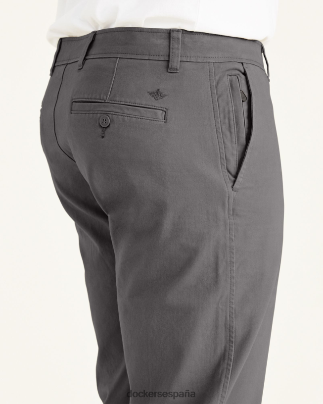 pantalones chinos definitivos, ajuste atlético (grandes y altos) hombres Dockers trucha arcoíris - gris ropa 8F0406863