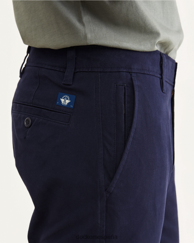 pantalones chinos definitivos, corte atlético hombres Dockers pembroke - azul ropa 8F040691