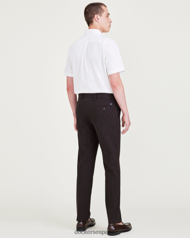 pantalones city tech, corte recto hombres Dockers frijol negro - negro ropa 8F0406783