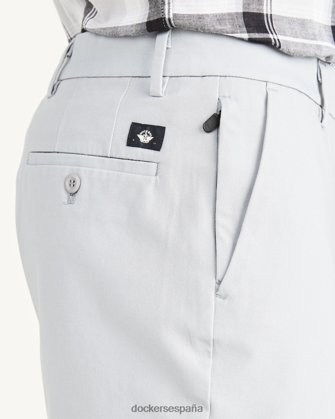 pantalones city tech, corte recto hombres Dockers gris ceniza ropa 8F0406782