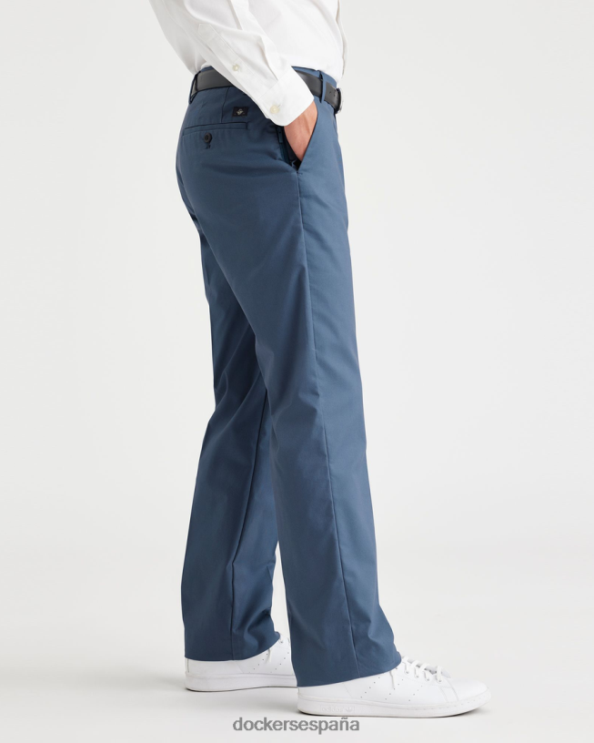 pantalones city tech, corte recto hombres Dockers índigo vintage - azul ropa 8F0406100