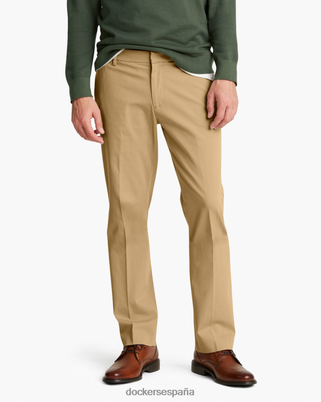 pantalones city tech, corte recto hombres Dockers nuevo caqui británico ropa 8F040697