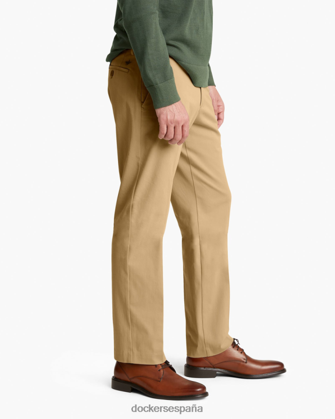 pantalones city tech, corte recto hombres Dockers nuevo caqui británico ropa 8F040697
