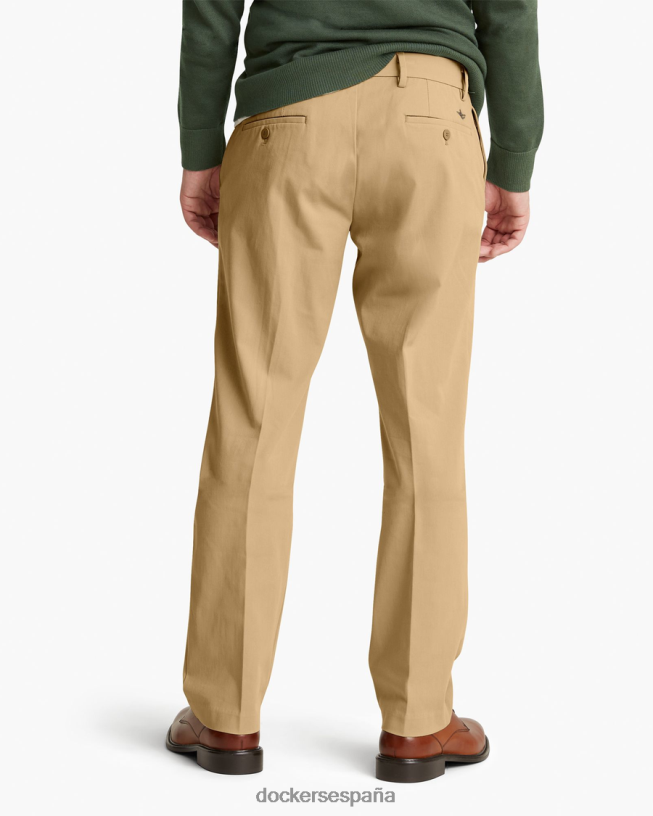 pantalones city tech, corte recto hombres Dockers nuevo caqui británico ropa 8F040697