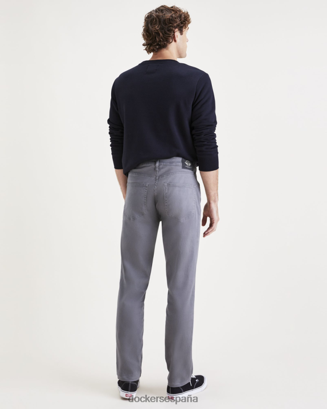 pantalones corte jean, ajuste atlético hombres Dockers gris birmania ropa 8F0406241