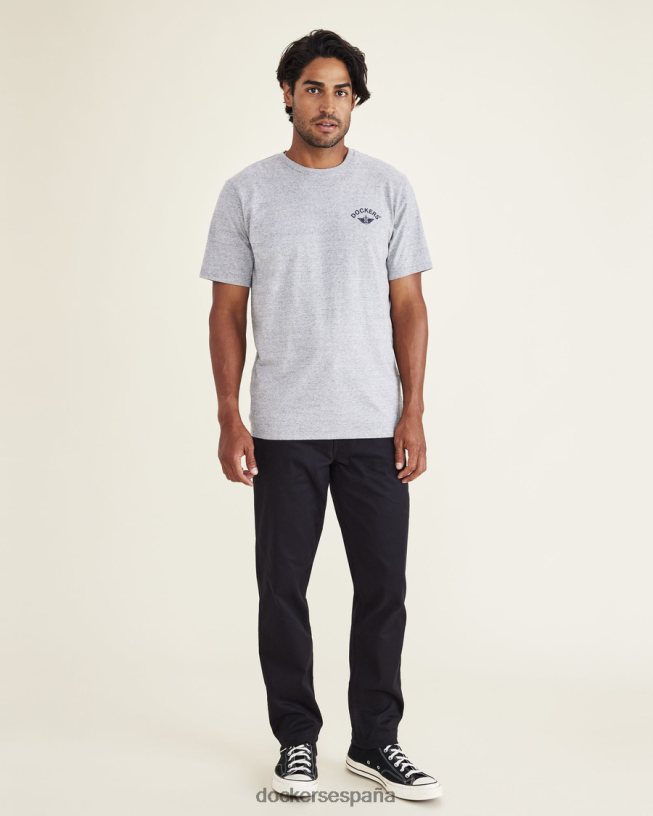 pantalones corte jean, ajuste atlético hombres Dockers negro ropa 8F0406243