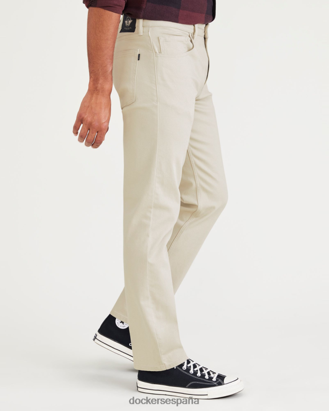 pantalones corte jean, corte recto hombres Dockers Sáhara caqui ropa 8F0406757