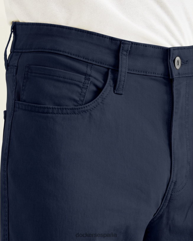 pantalones corte jean, corte recto hombres Dockers pembroke - azul ropa 8F040619