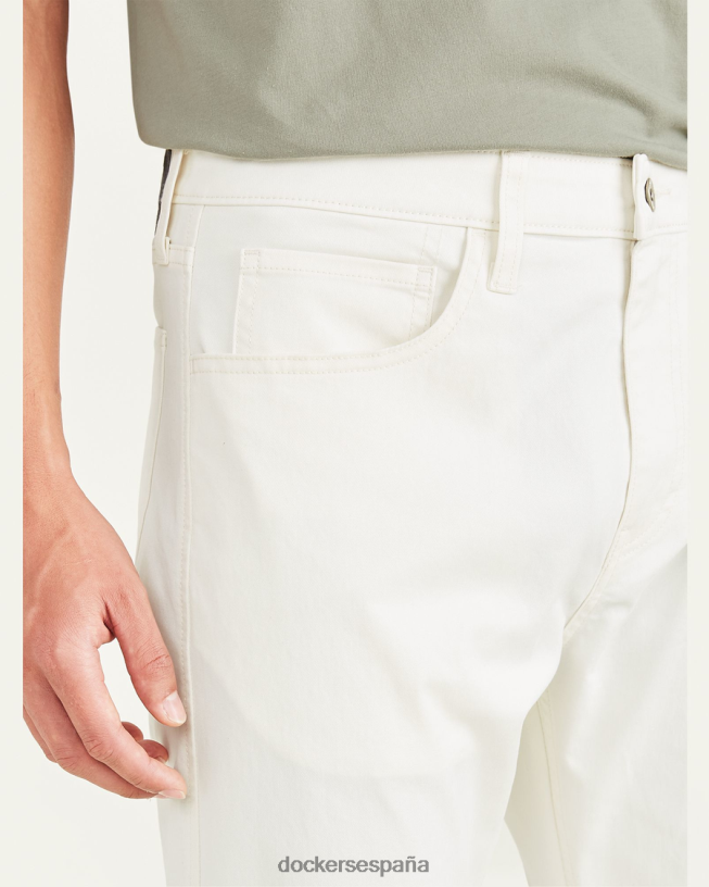 pantalones corte jean, corte slim hombres Dockers garceta - blanca ropa 8F0406811
