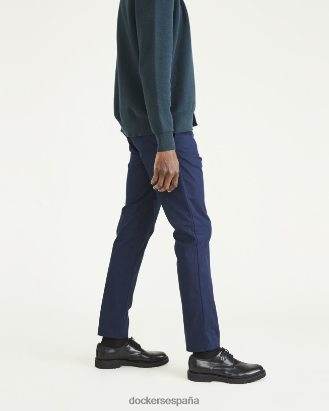 pantalones costeros, corte ajustado hombres Dockers blazer azul marino - azul ropa 8F0406374