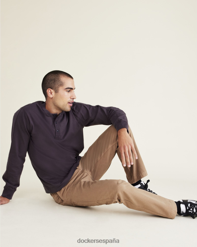 pantalones de carpintero de california, corte recto hombres Dockers marrón medio ropa 8F0406746