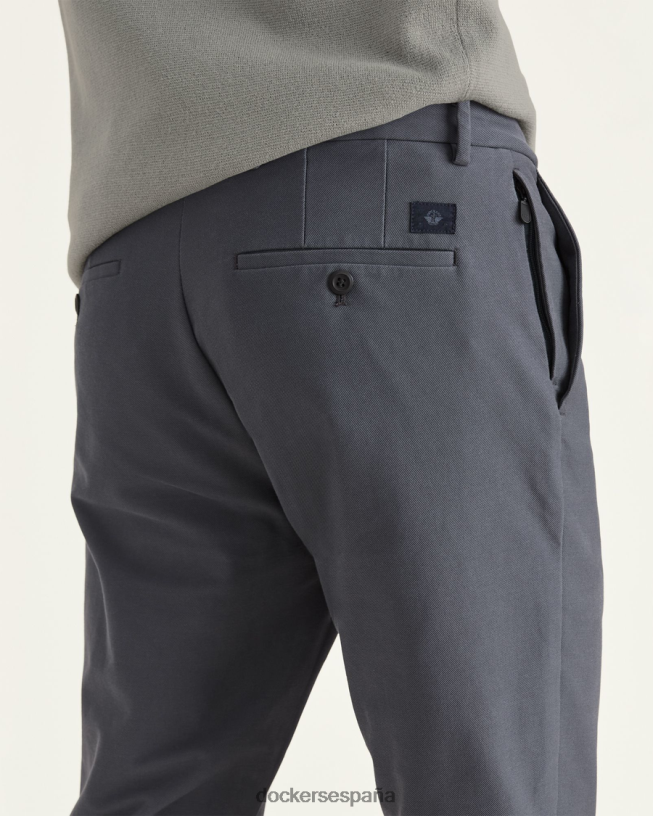 pantalones de punto cómodos, corte ajustado hombres Dockers sombrío azul ropa 8F0406415