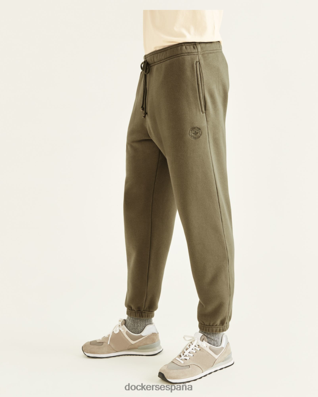pantalones deportivos, corte recto hombres Dockers camuflaje - verde ropa 8F0406598