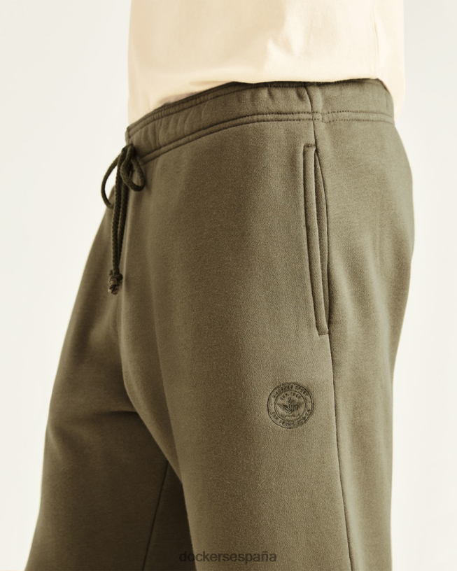 pantalones deportivos, corte recto hombres Dockers camuflaje - verde ropa 8F0406598