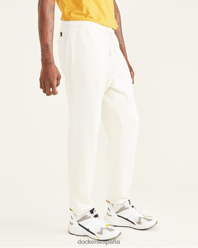 pantalones deportivos, corte recto hombres Dockers garceta - blanca ropa 8F0406602