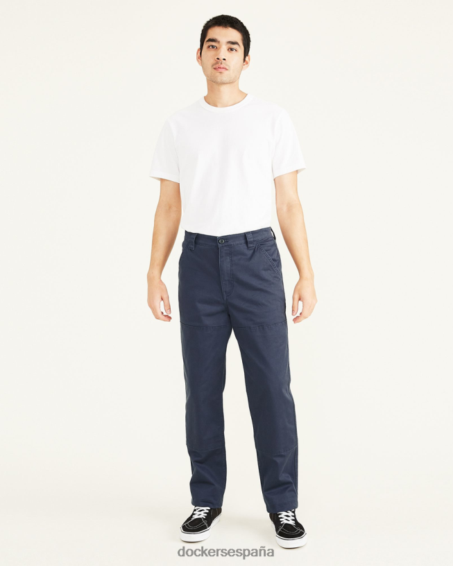 pantalones utilitarios, corte recto hombres Dockers blazer azul marino - azul ropa 8F0406417