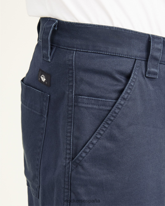 pantalones utilitarios, corte recto hombres Dockers blazer azul marino - azul ropa 8F0406417