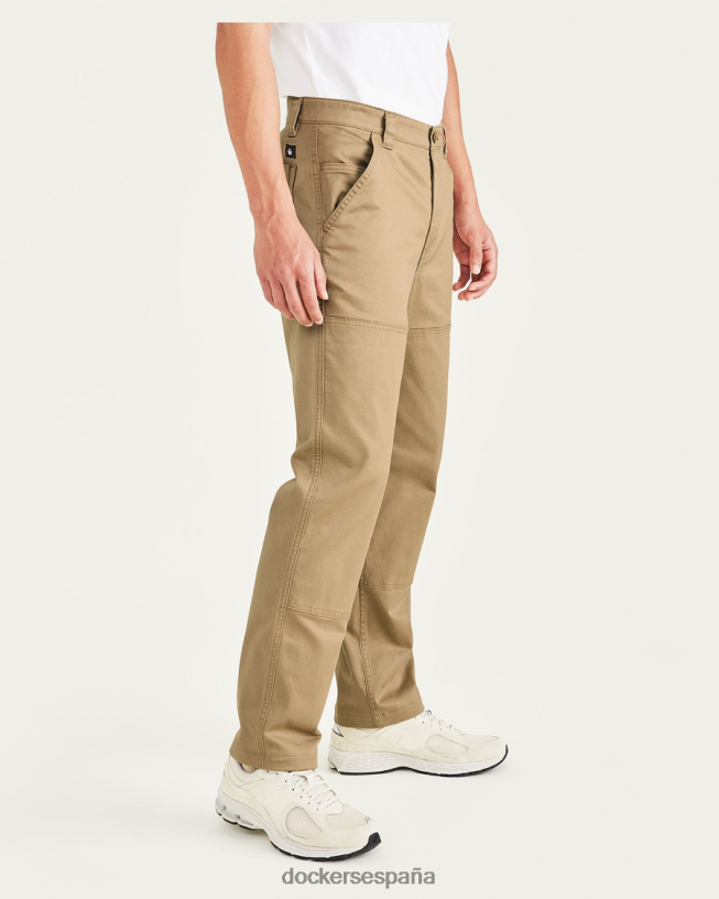 pantalones utilitarios, corte recto hombres Dockers nutria - marrón ropa 8F0406715