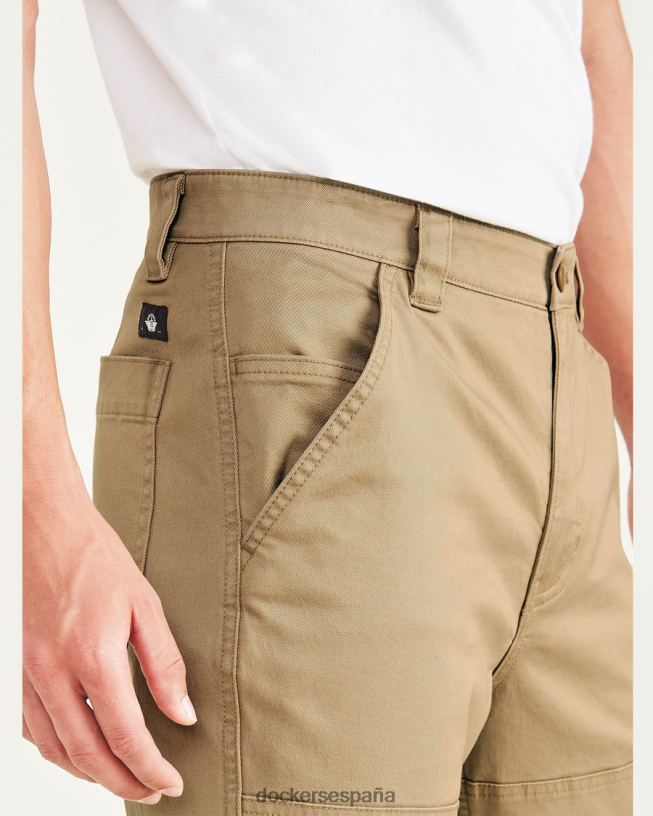 pantalones utilitarios, corte recto hombres Dockers nutria - marrón ropa 8F0406715