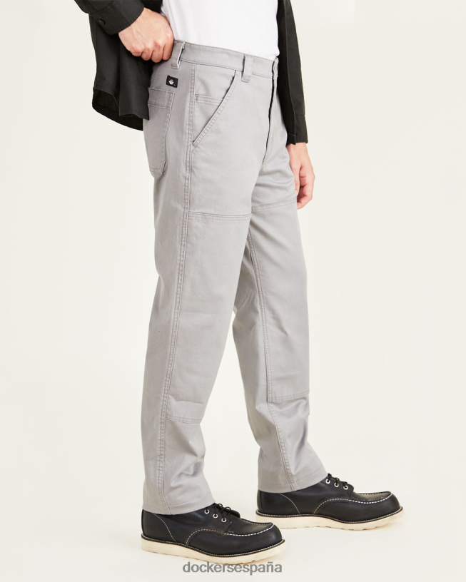 pantalones utilitarios, corte recto hombres Dockers piel de tiburón - gris ropa 8F0406717
