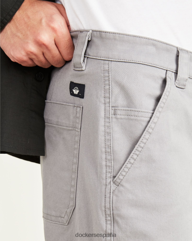 pantalones utilitarios, corte recto hombres Dockers piel de tiburón - gris ropa 8F0406717