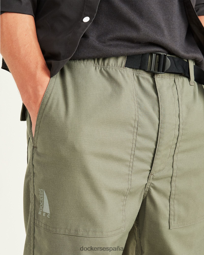 pantalones utilitarios rec, corte recto hombres Dockers camuflaje - verde ropa 8F0406803