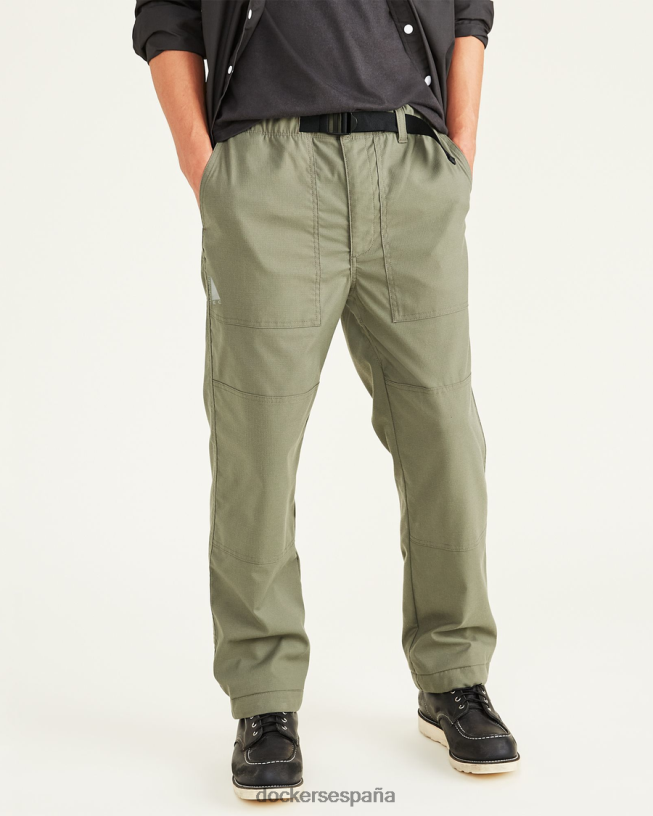 pantalones utilitarios rec, corte recto hombres Dockers camuflaje - verde ropa 8F0406803