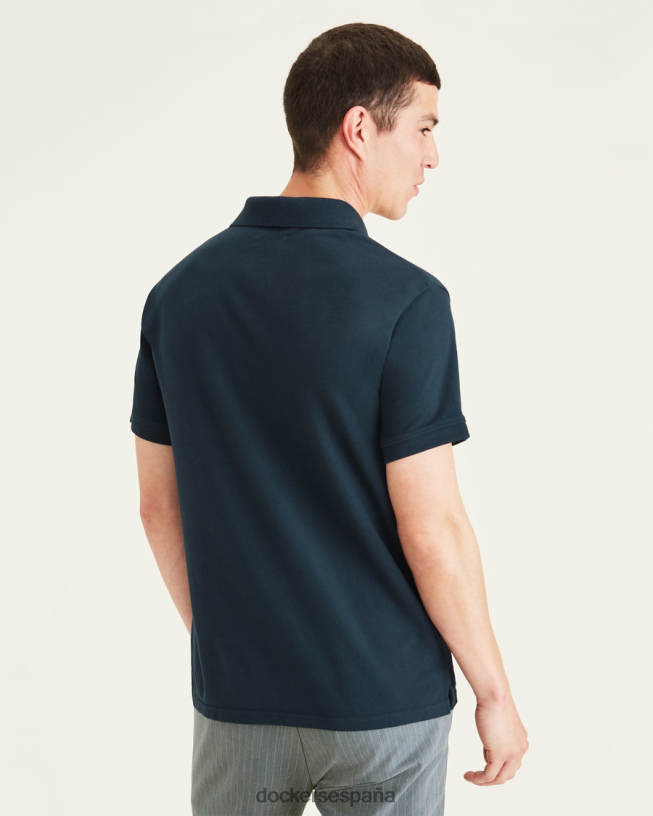 polo con cuello acanalado (grande y alto) hombres Dockers pembroke - azul ropa 8F0406444