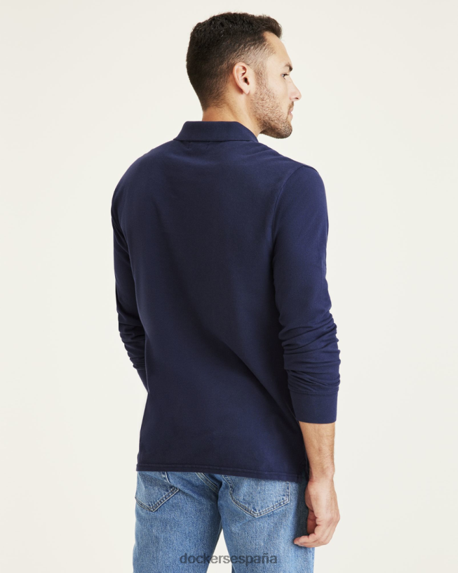 polo, corte entallado hombres Dockers blazer azul marino - azul ropa 8F0406813