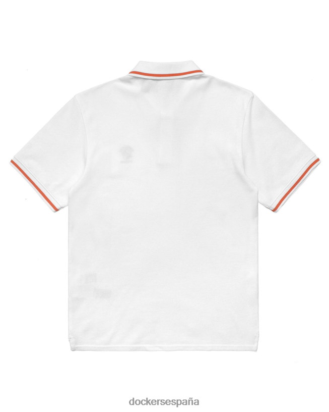 polo malbon, ajuste delgado hombres Dockers blanco brillante ropa 8F0406438