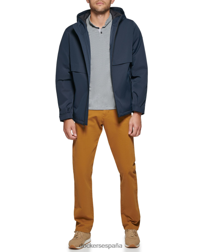 sudadera con capucha con brida soldada flex tech hombres Dockers blazer azul marino - azul ropa 8F0406633
