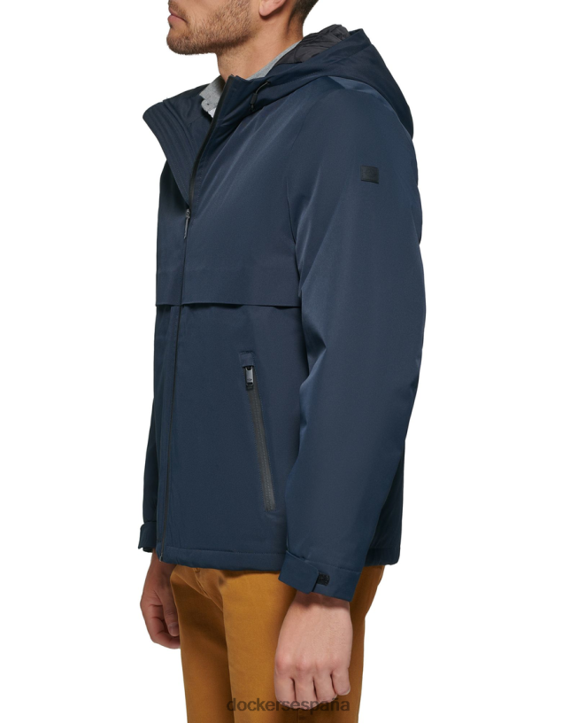 sudadera con capucha con brida soldada flex tech hombres Dockers blazer azul marino - azul ropa 8F0406633