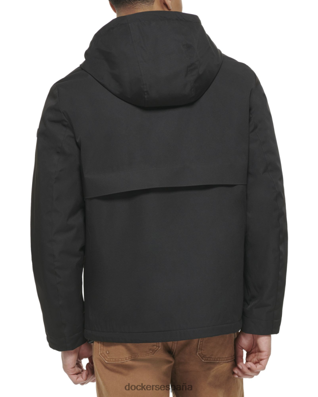 sudadera con capucha con brida soldada flex tech hombres Dockers negro ropa 8F0406520