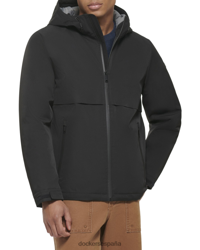 sudadera con capucha con brida soldada flex tech hombres Dockers negro ropa 8F0406631