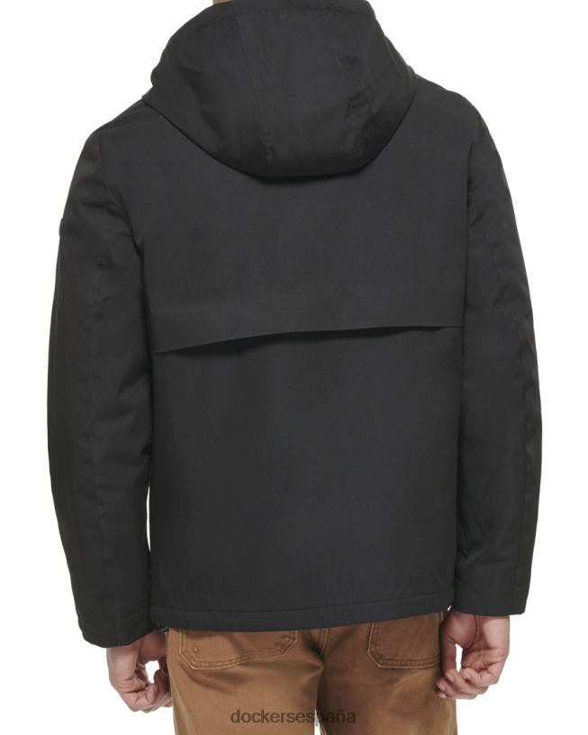 sudadera con capucha con brida soldada flex tech hombres Dockers negro ropa 8F0406631