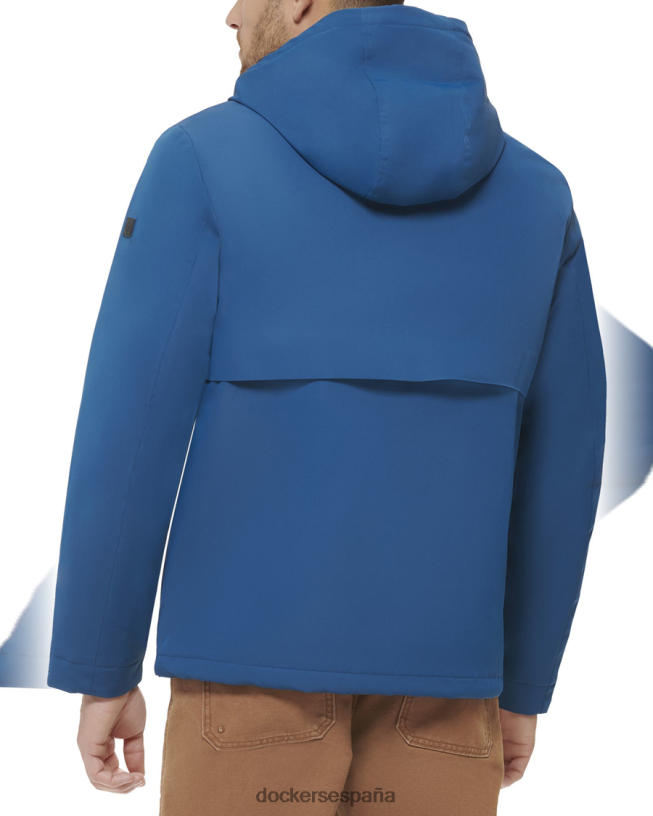 sudadera con capucha con brida soldada flex tech hombres Dockers océano azul ropa 8F0406519