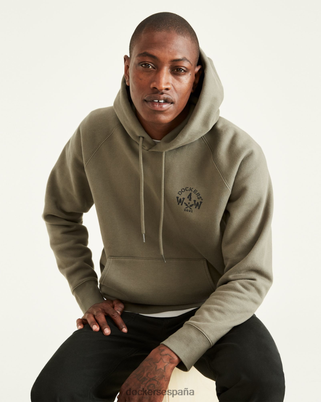 sudadera con capucha pop over de la colección jon rose hombres Dockers camuflaje - verde ropa 8F0406814