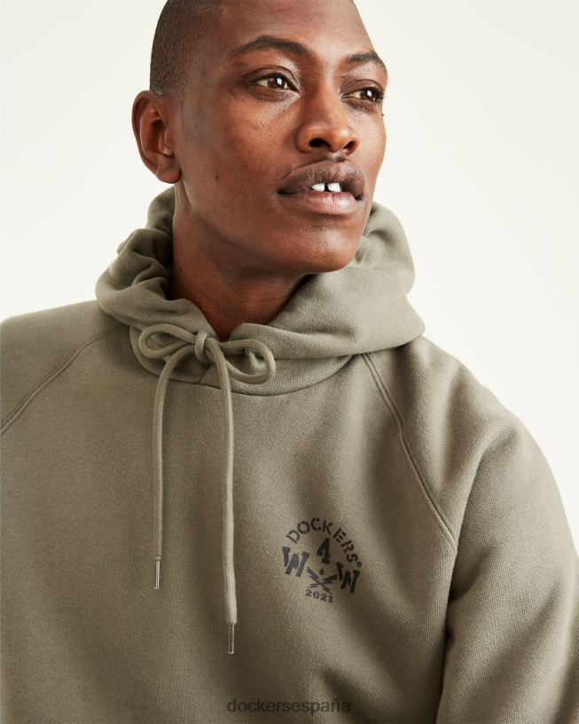 sudadera con capucha pop over de la colección jon rose hombres Dockers camuflaje - verde ropa 8F0406814