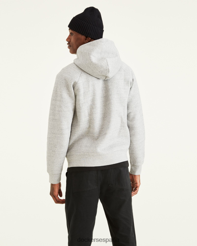 sudadera con capucha pop over de la colección jon rose hombres Dockers gris ropa 8F0406328