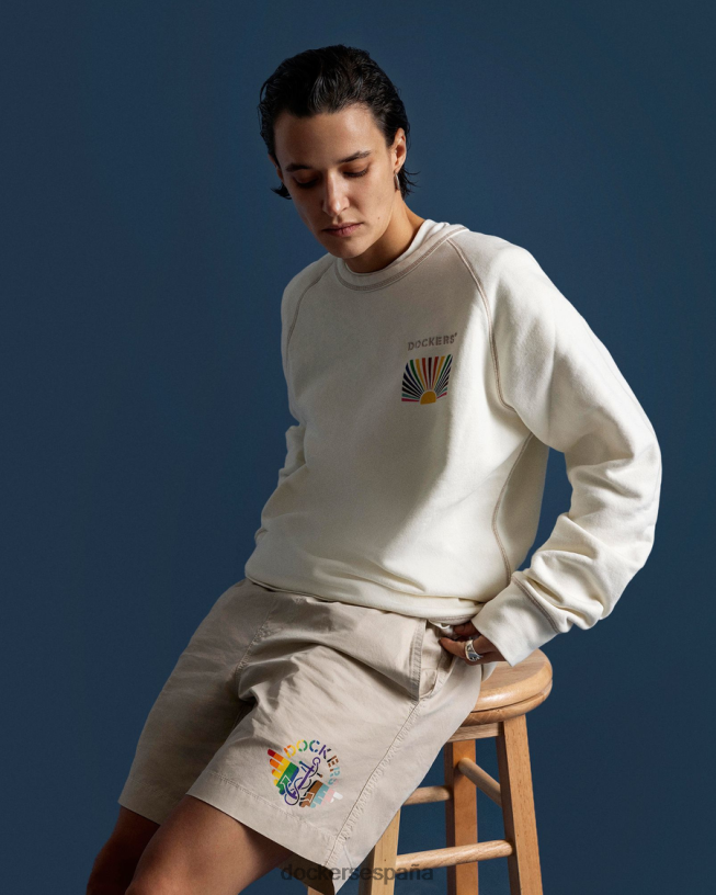 sudadera del equipo del orgullo hombres Dockers blanco ropa 8F0406421
