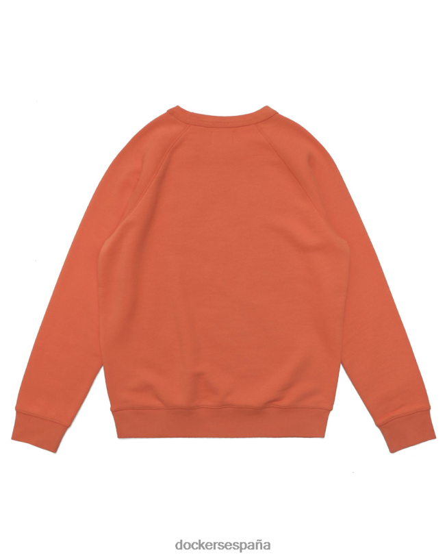 sudadera malbon original cuello redondo, ajuste regular hombres Dockers arcilla espolvoreada - roja ropa 8F0406439