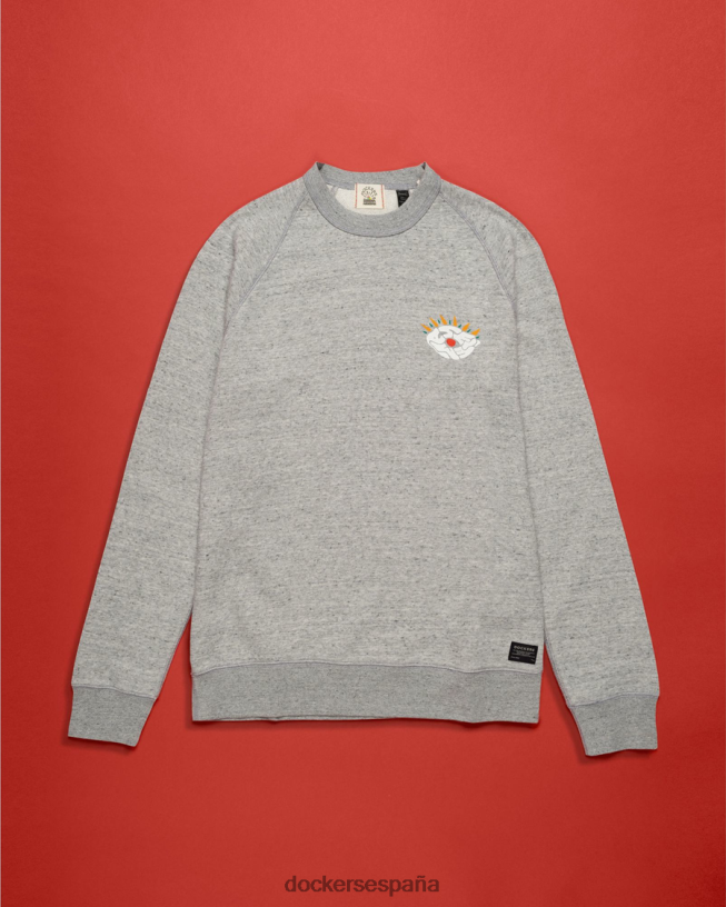sudadera selema masekela hombres Dockers Brezo chimenea - gris ropa 8F0406304